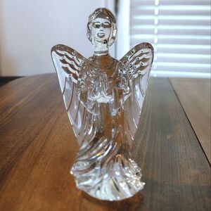 Waterford Guardian Angel Lead Crystal Praying Sculpture, 6 Inch Figurine